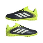 adidas Copa Pure 3 Club Παιδικά Ποδοσφαιρικά Παπούτσια με Σχάρα Μαύρα / Λαχανί