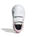 adidas x Disney Minnie Mouse Grand Court Shoes Βρεφικά Sneakers με Σκρατς Λευκά / Ροζ
