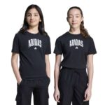 adidas Collegiate Graphic T-Shirt Kids Παιδικό Kοντομάνικο Μαύρο