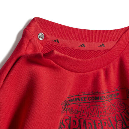 adidas x Marvel Spider-Man Jogger Set Βρεφικό Σετ Κόκκινο / Μαύρο