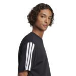 adidas Essentials 3-Stripes Single Jersey Tee Ανδρικό Κοντομάνικο Μαύρο