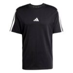 adidas Essentials 3-Stripes Single Jersey Tee Ανδρικό Κοντομάνικο Μαύρο
