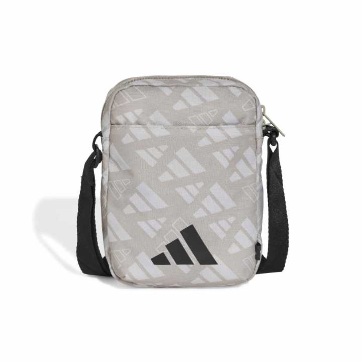adidas Linear Monogram Graphic Shoulder Bag Τσάντα Ώμου / Χιαστί Μπεζ