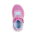 Skechers Eternal Heart Lights - Ton of Love Βρεφικά Sneakers με Φωτάκια Φουξ / Σιελ