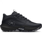 Under Armour GS Lockdown 7 Παιδικά Παούτσια Μπάσκετ Mαύρα