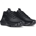 Under Armour GS Lockdown 7 Παιδικά Παούτσια Μπάσκετ Mαύρα