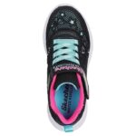 Skechers Jumpsters 2.0 - Butterfly Flush Παιδικά Παπούτσια Τρεξίματος Με Σκρατς Μαύρα / Σιελ / Φουξ