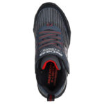 Skechers S Light: Vortex 2.0 Παιδικά Sneakers με Φωτάκια Μαύρα / Γκρι