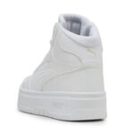 Puma Rebound Femme Mid Γυναικεία Μποτάκια Λευκά