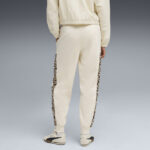 Puma Ess Graphic Animal Comfort High-Waist Sweatpants FL cl Γυναικείο Παντελόνι Μπεζ / Λεοπάρ