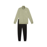 Puma Class Sweat Suit Fl Ανδρικό Σετ Φόρμας με Ζακέτα Λαδί / Μαύρο