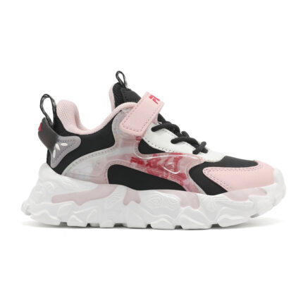 Fila Memory Musha 2 V Βρεφικά Sneakers με Σκρατς Ροζ / Μαύρα