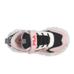 Fila Memory Musha 2 V Βρεφικά Sneakers με Σκρατς Ροζ / Μαύρα
