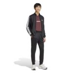 adidas Sportswear Basic 3-Stripes French Terry Track Suit Ανδρικό Σετ Φόρμας με Ζακέτα Μαύρο