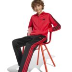 adidas Essentials Climacool Track Suit Kids Παιδικό Σετ Φόρμας με Ζακέτα Κόκκινο / Μαύρο