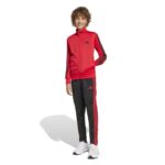 adidas Essentials Climacool Track Suit Kids Παιδικό Σετ Φόρμας με Ζακέτα Κόκκινο / Μαύρο