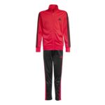 adidas Essentials Climacool Track Suit Kids Παιδικό Σετ Φόρμας με Ζακέτα Κόκκινο / Μαύρο