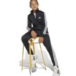 adidas Essentials Climacool Track Suit Kids Παιδικό Σετ Φόρμας με Ζακέτα Μαύρο