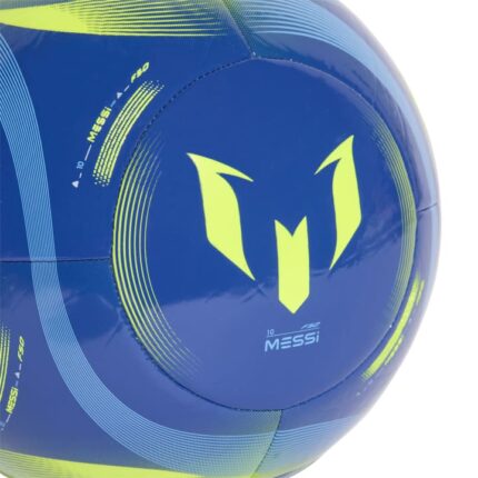 adidas Messi Club Ball Μπάλα Ποδοσφαίρου Μπλε / Λαχανί