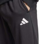 adidas Sportswear Basic 3-Stripes Fleece Track Suit νδρικό Σετ Φόρμας με Ζακέτα Μαύρο