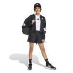 adidas Future Icons 3-Stripes Full-Zip Hooded Track Jacket Kids Παιδική Ζακέτα Μαύρη