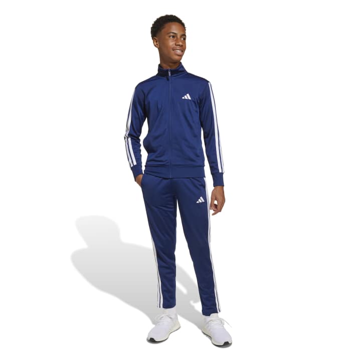 adidas Essentials Climacool Track Suit Kids Παιδικό Σετ Φόρμας με Ζακέτα Μπλε