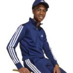 adidas Essentials Climacool Track Suit Kids Παιδικό Σετ Φόρμας με Ζακέτα Μπλε