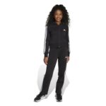 adidas Essentials Track Suit Kids Παιδικό Σετ Φόρμας με Παντελόνι Καμπάνα και Ζακέτα Μαύρο