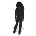 adidas Essentials Track Suit Kids Παιδικό Σετ Φόρμας με Παντελόνι Καμπάνα και Ζακέτα Μαύρο