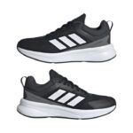 adidas Fortarun 4.0 Παιδικά Παπούτσια Τρεξίματος με Κορδόνια Μαύρα
