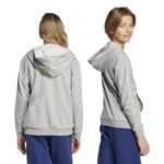 adidas Seasonals Essentials Collegiate Typography Full-Zip Hoodie Παιδική Ζακέτα Γκρι