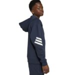 adidas Future Icons 3-Stripes Full-Zip Hooded Track Jacket Kids Παιδική Ζακέτα Μπλε
