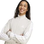 adidas Sportswear Basic 3-Stripes French Terry Track Suit Ανδρικό Σετ Φόρμας με Ζακέτα Μπεζ