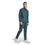 adidas Sportswear Basic 3-Stripes Fleece Track Suit Ανδρικό Σετ Φόρμας με Ζακέτα Πράσινο