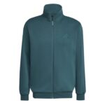 adidas Sportswear Basic 3-Stripes Fleece Track Suit Ανδρικό Σετ Φόρμας με Ζακέτα Πράσινο