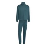 adidas Sportswear Basic 3-Stripes Fleece Track Suit Ανδρικό Σετ Φόρμας με Ζακέτα Πράσινο