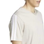 adidas 3-Stripes Tee Ανδρικό Κοντομάνικο Μπεζ