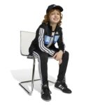 adidas Seasonal Essentials Tiberio 3-Stripes Tricot Track Suit Kids Παιδικό Σετ Μαύρο / Σιέλ