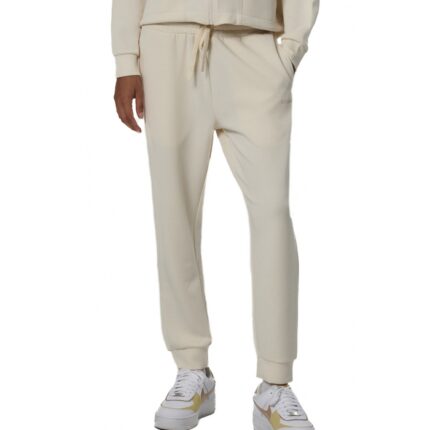 Body Action Modal Joggers Salt Ecru Γυναικείο Παντελόνι Εκρού
