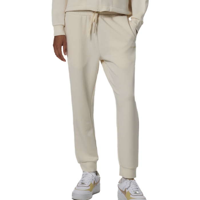 Body Action Modal Joggers Salt Ecru Γυναικείο Παντελόνι Εκρού