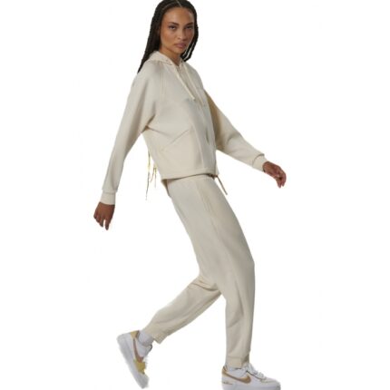 Body Action Modal Joggers Salt Ecru Γυναικείο Παντελόνι Εκρού