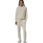 Body Action Modal Joggers Salt Ecru Γυναικείο Παντελόνι Εκρού