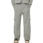 Body Action Wide-Leg Cargo Women's Trousers Fog Green Γυναικείο Παντελόνι Λαδί