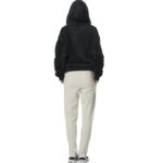 Body Action Γυναικείο Παντελόνι Φόρμας Fleece Γκρι