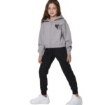 Body Action Girl’s Fleece Trousers Black Παιδικό Παντελόνι Mαύρο