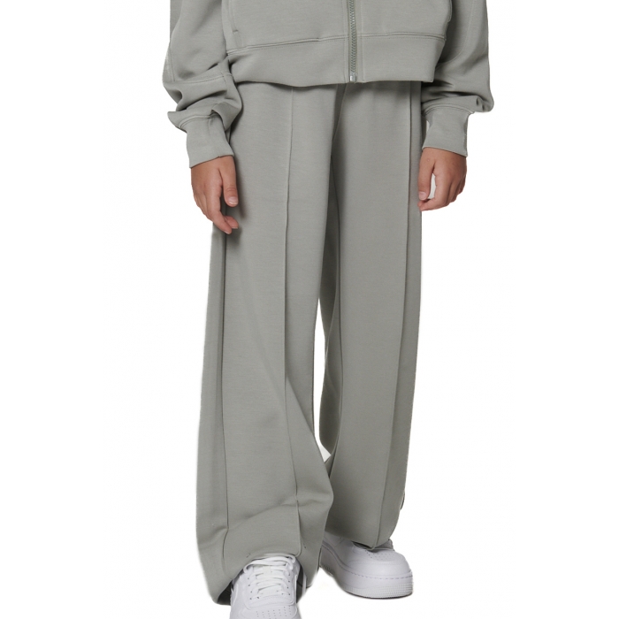 Body Action Wide-Leg Modal Trousers Fog Green Παιδικό Παντελόνι Λαδί