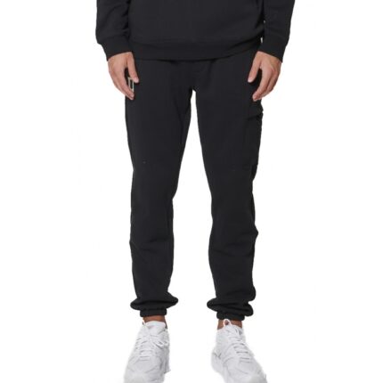 Body Action Cargo Joggers Black Ανδρικό Παντελόνι Μαύρη