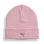Puma Beanie Unisex Σκούφος Πλεκτός Ροζ