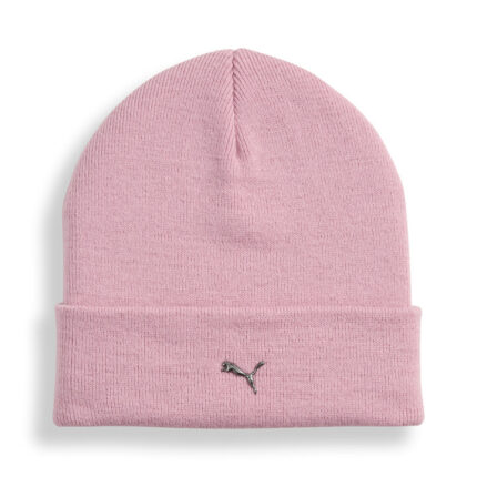 Puma Beanie Unisex Σκούφος Πλεκτός Ροζ