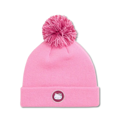 Puma x Hello Kitty and Friends Mid Crown Pom Beanie Jr Παιδικό Σκουφάκι Ροζ